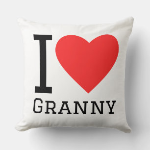 I love granny throw pillow