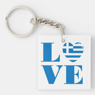 I love Greece Keychain