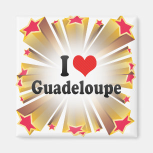 I Love Guadeloupe Magnet