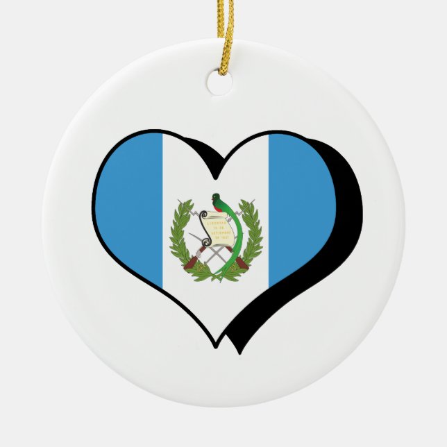 I Love Guatemala Ornament (Front)