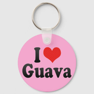 I Love Guava Keychain