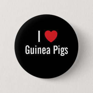 I love Guinea Pigs 2 Inch Round Button