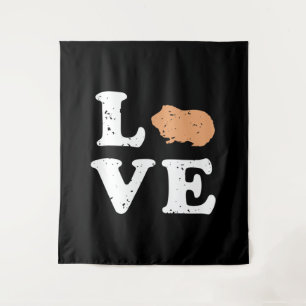 I Love Guinea Pigs Essential Tapestry