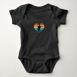 I Love Guitarists With Acoustic Guitar Baby Bodysuit