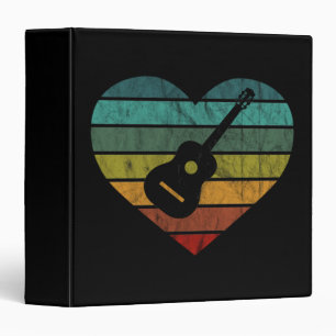 I Love Guitarists With Acoustic Guitar Binder