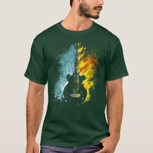 I love Guitars, Guitar Music Lover vintage Guitari T-Shirt