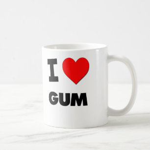 I Love Gum Coffee Mug