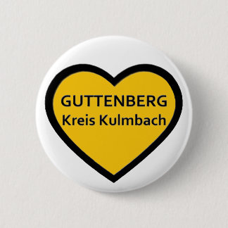 I Love Guttenberg Kreis Kulmbach 2 Inch Round Button