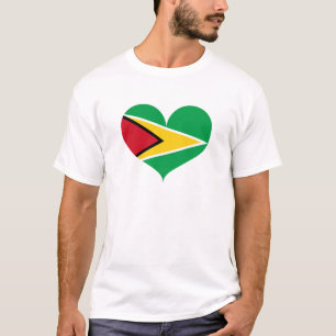 I Love Guyana Flag T-Shirt