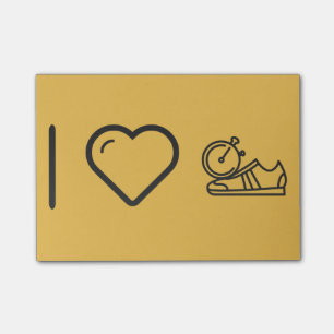I Love Gymnast Shoes Post-it Notes