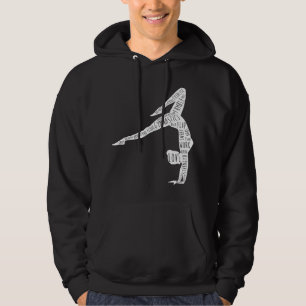I Love Gymnastics for Girls Funny Gymnast Sports T Hoodie