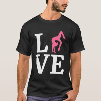 I Love Gymnastics Hoodie Sports For Gymnast Girls T-Shirt