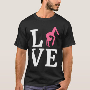 I Love Gymnastics Hoodie Sports For Gymnast Girls T-Shirt