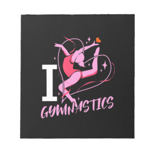 I Love Gymnastics Notepad