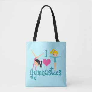 I Love Gymnastics Tote Bag