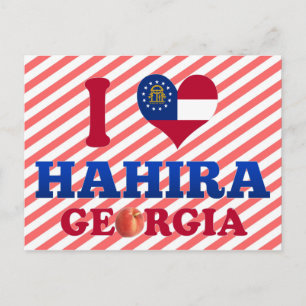 I Love Hahira, Georgia Postcard