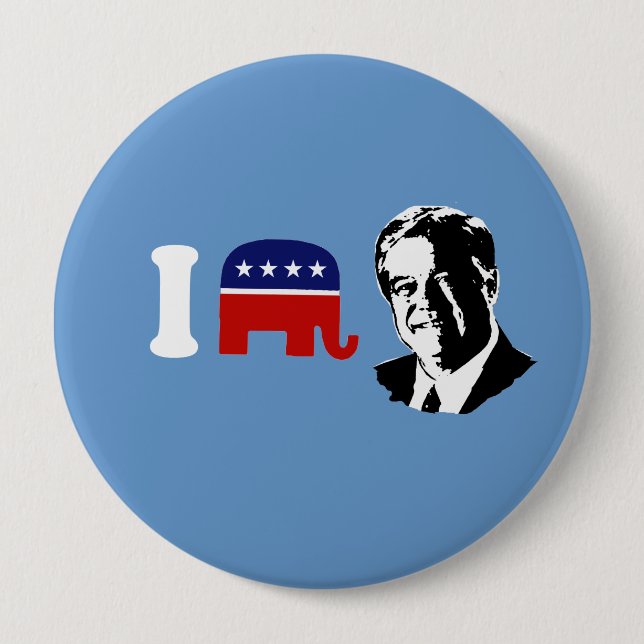 I Love Haley Barbour 4 Inch Round Button (Front)