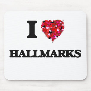 I Love Hallmarks Mouse Pad