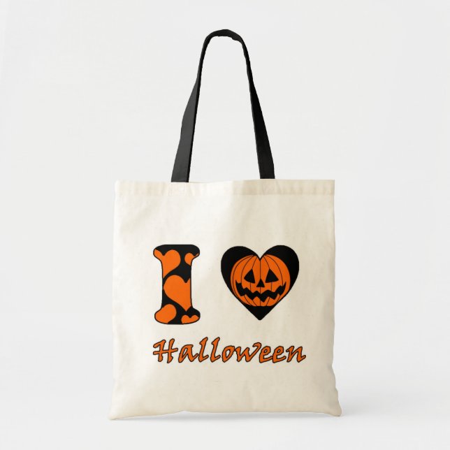 I love Halloween Tote Bag (Front)