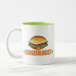I Love Hamburgers Two-Tone Coffee Mug