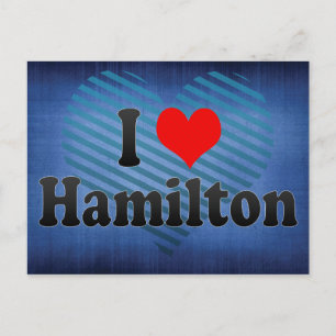 I Love Hamilton, Canada Postcard