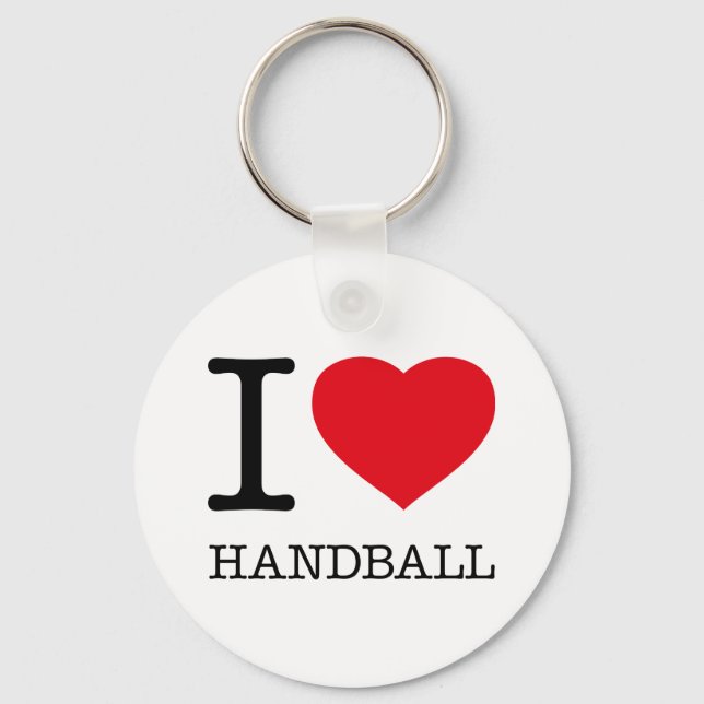 I LOVE HANDBALL KEYCHAIN (Front)