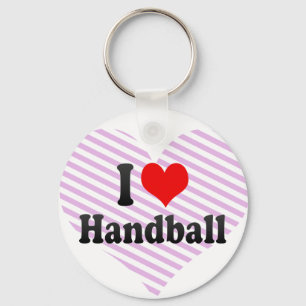I love Handball Keychain