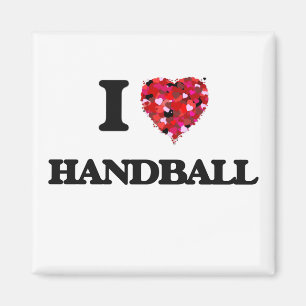 I Love Handball Magnet