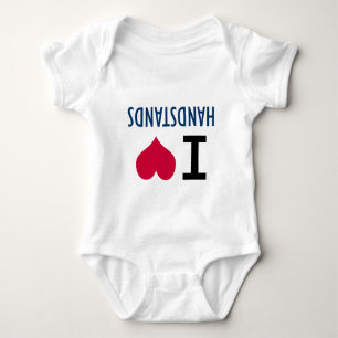 I Love Handstands Baby Bodysuit