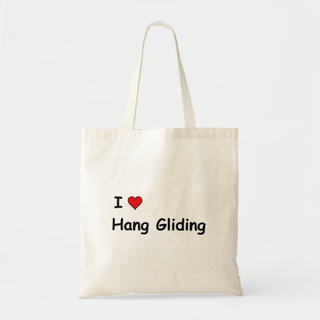 I Love Hang Gliding Tote Bag (Front)