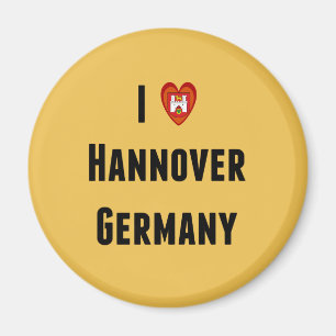 I Love Hannover, Germany Magnet