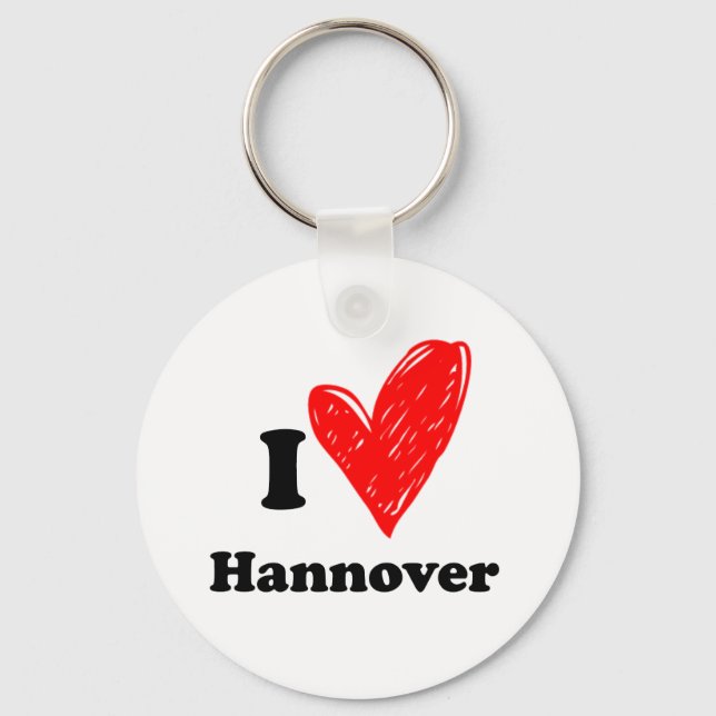I love Hannover Keychain (Front)