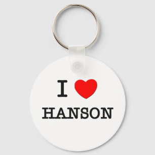 I Love Hanson Keychain
