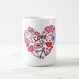 i love Happy Valentine's Day Coffee Mug