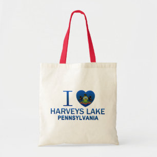 I Love Harveys Lake, PA Tote Bag
