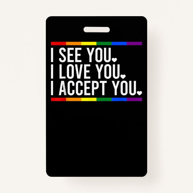 I Love Haunted Mound Lgbt Pride Lgbt Month Lgbt Fl Badge (Front)