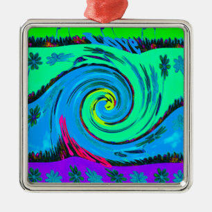 I Love Hawai.png Metal Ornament