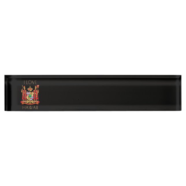 I love Hawaii Nameplate (Front)