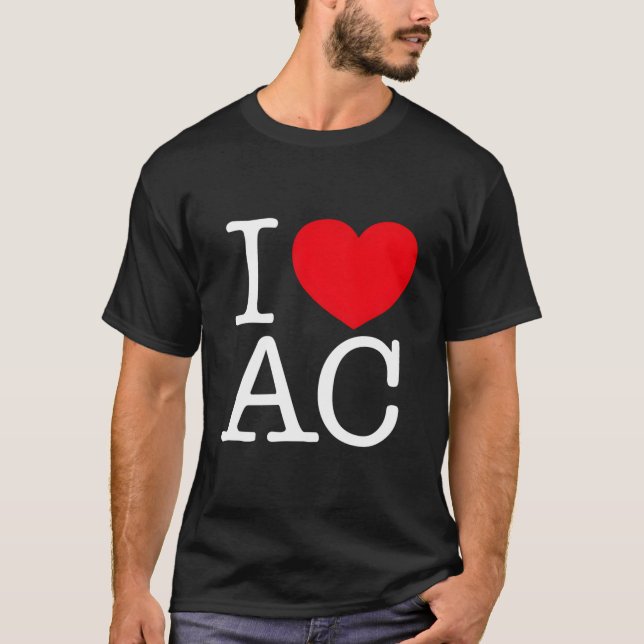 I Love He Ac T-Shirt (Front)