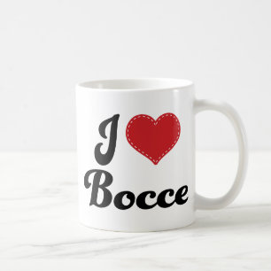 I Love (Heart) Bocce Coffee Mug