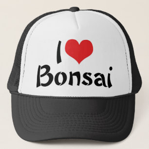 I Love Heart Bonsai - Japanese Tree Art Lover Trucker Hat