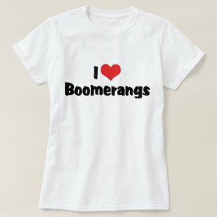 I Love Heart Boomerangs T-Shirt