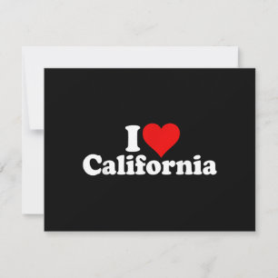 I LOVE HEART CALIFORNIA CALI STATE