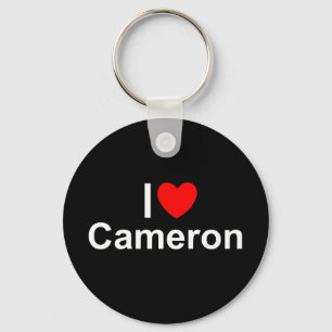 I Love (Heart) Cameron Keychain