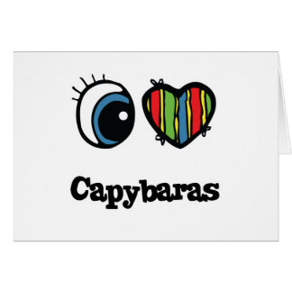 I Love (Heart) Capybaras