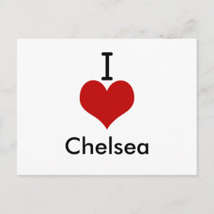 I Love (heart) Chelsea Postcard