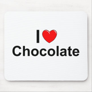 I Love (Heart) Chocolate Mouse Pad