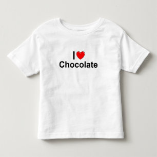I Love (Heart) Chocolate Toddler T-shirt