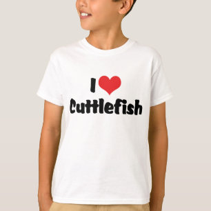 I Love Heart Cuttlefish T-Shirt