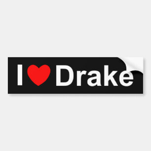 I Love (Heart) Drake Bumper Sticker